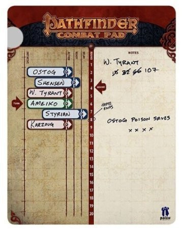 5Star-TD Paizo Publishing 1000-3 Pathfinder Combat Pad