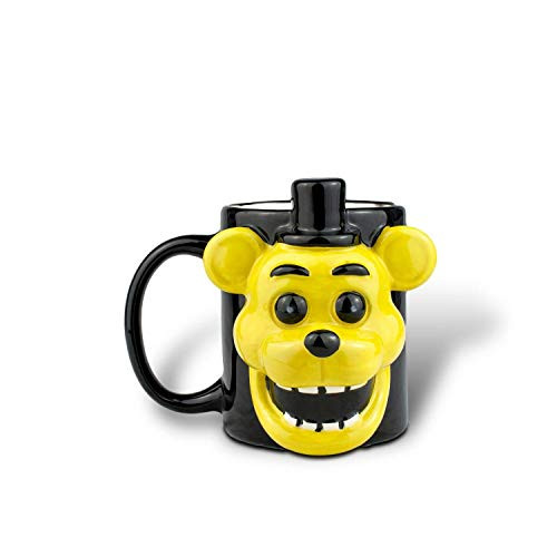 Five Nights At Freddy Golden Freddy Fazbear Mug- 3D Ceramic Mug - 16 Ounces
