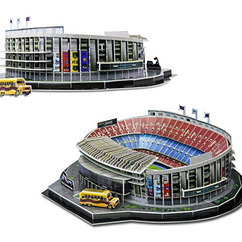 FC Barcelona Camp Nou Stadium 3D Assembly Puzzle
