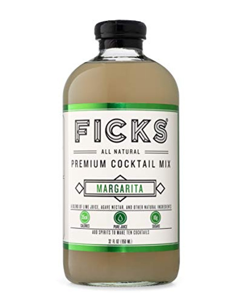 Ficks Premium Cocktail Mix (Margarita, 2pack - 32oz ea.)