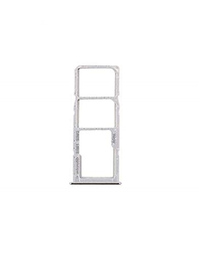 2X Dual SIM Card Tray Holder Slot Replacement Compatible with Samsung Galaxy A71 2020 A715 A715F SM-A715F/DS 6.7 inch (Silver)