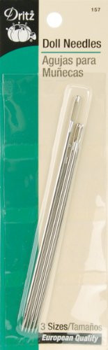 Dritz 157 Doll Hand Needles, Assorted Sizes (5-Count)
