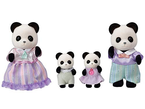 Calico Critters Pookie Panda Family, Set of 4 Collectible Doll Figures Calico Critters Pookie Panda Family, Set of 4 Collectible Doll Figures