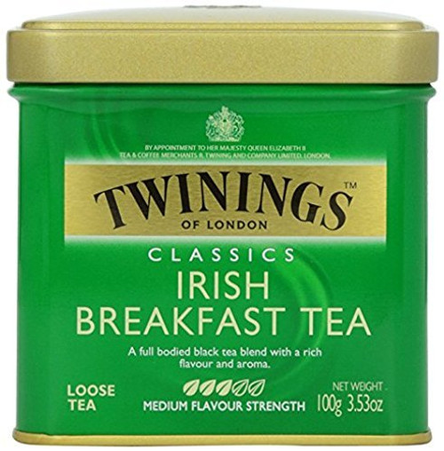 Twinings of London Irish Breakfast Loose Tea Tin, 3.53 Ounces Twinings of London Irish Breakfast Loose Tea Tin, 3.53 Ounces