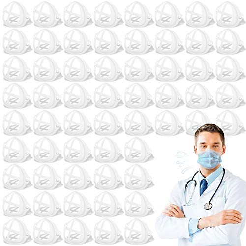3D Mask Bracket - ?60pcs?Bracket for Comfortable Breathing, Face Mask Inner Support Frame?Under Frame Lipstick Protector Keep Fabric off Mouth to Create More Breathing