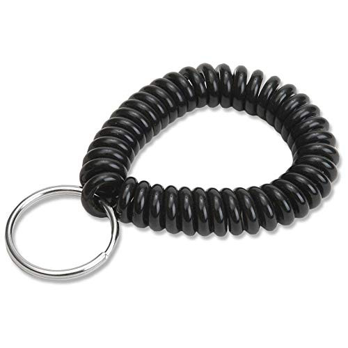 Lucky Line Wrist Coil with Key Ring, Color May Vary - 1 Per Pack (41001)