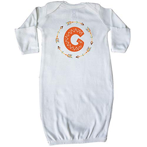 inktastic Monogram Letter G Tribal Arrow Newborn Layette White 3abed