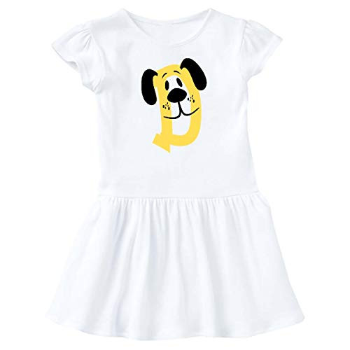 inktastic Cute D Monogram Doggie Infant Dress 12 Months White 3c8d3