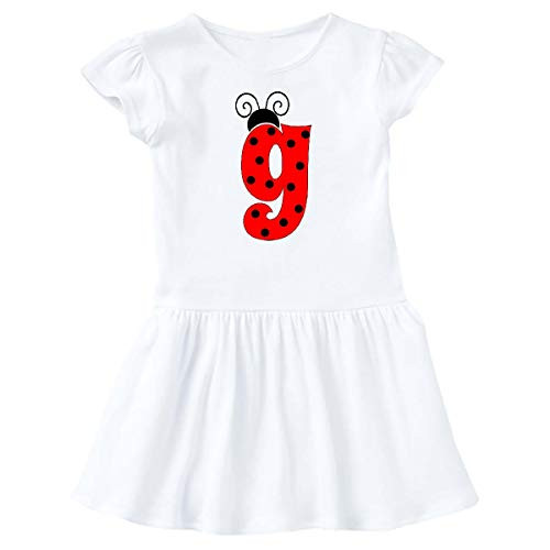 inktastic Lowercase Ladybug Letter G Infant Dress 18 Months White 3cbe2