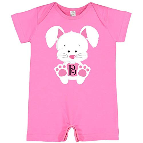 inktastic Easter Bunny Letter B Monogram Infant Romper 24 Months Raspberry F5e2