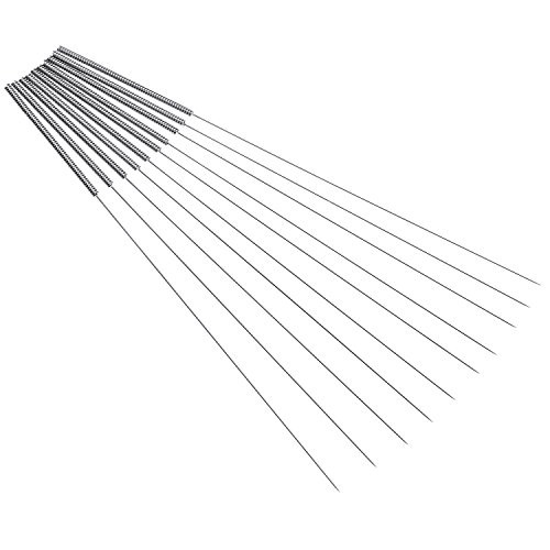 Hestya 10 Pack 0.4 mm Drill Bits for 3D Printer Nozzle Cleaning Kit Stainless Steel Nozzle Cleaning Tool Kit