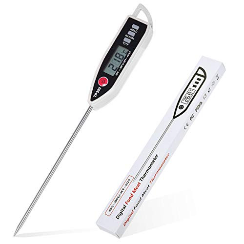 Instant Read Meat Thermometer, Fast  and  Precise Digital Food Thermometer Food Cooking Thermometer for Grilling BBQ Smoker Grill Kitchen Oil, Milk, Bath Water, Deep Fry,Candy Thermometer