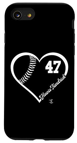 iPhone SE (2020) / 7 / 8 Howie Kendrick Player Heart Number Gameday Case