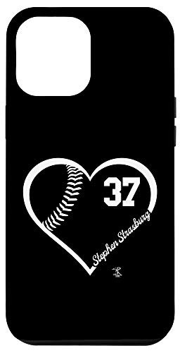 iPhone 12 Pro Max Stephen Strasburg Player Heart Number Gameday Case