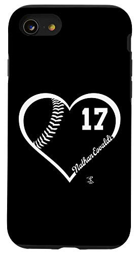 iPhone SE (2020) / 7 / 8 Nathan Eovaldi Player Heart Number Gameday Case