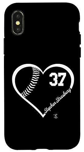 iPhone X/XS Stephen Strasburg Player Heart Number Gameday Case