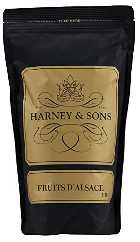 Harney  and  Sons Fruits DAlsace Loose Tea - 1 Pound China Black Tea with Bits of Dried Cherries