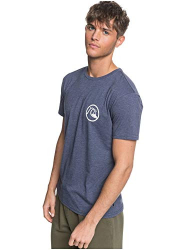 Quiksilver Men's Low Rising TEE, Navy Blazer Heather, L