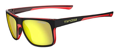 Tifosi Optics Swick Sunglasses (Crimson-Raven, Smoke Yellow)