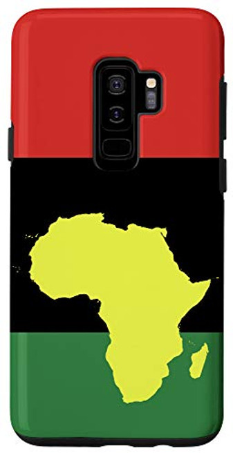 Galaxy S9Plus Pan African Flag with the continent of Africa Case Galaxy S9Plus Pan African Flag with the continent of Africa Case