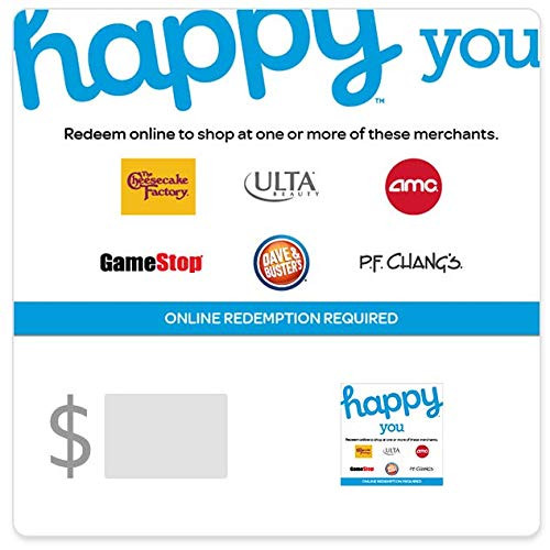 Happy You Gift Cards - Email Delivery