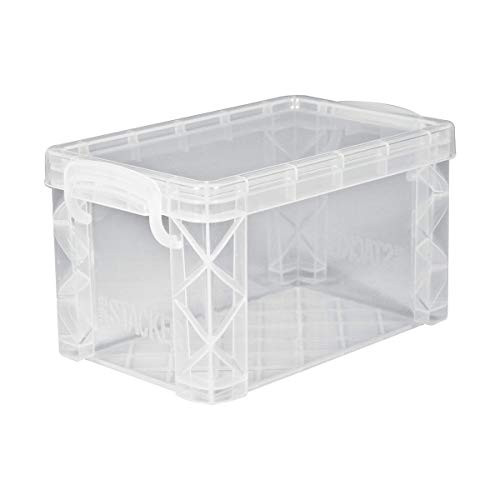 4 Set Super Stacker 3" x 5" Index Card Box 40307, Clear Advantus Corp.- Office