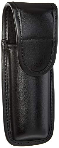 Bianchi AccuMold Elite OC Spray Pouch, Hidden Snap, Plain Black, Small (22102)