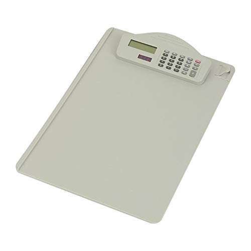 CHBC Plastic A4 Clipboard with Calculator Writing Pad File Folders Document Holder