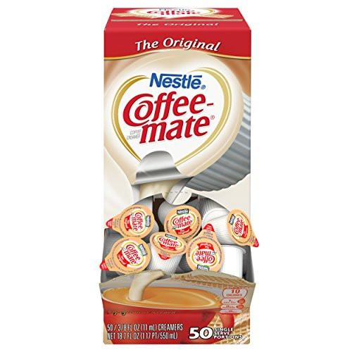 Nestle Coffee-mate Coffee Creamer, Original, 0.375oz Liquid Creamer Singles, 50 Count Nestle Coffee-mate Coffee Creamer, Original, 0.375oz Liquid Creamer Singles, 50 Count