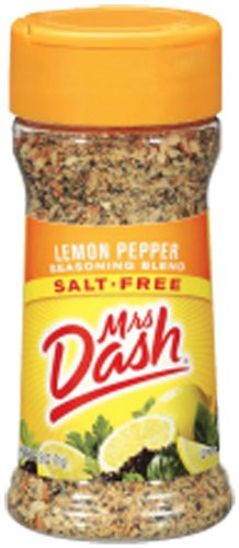 Mrs. Dash LEMON PEPPER Salt-Free Seasoning 2.5oz (6-pack)