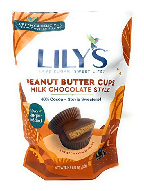 LILYS CHOCOLATE Milk Chocolate Style Peanut Butter Cups, 9.6 OZ