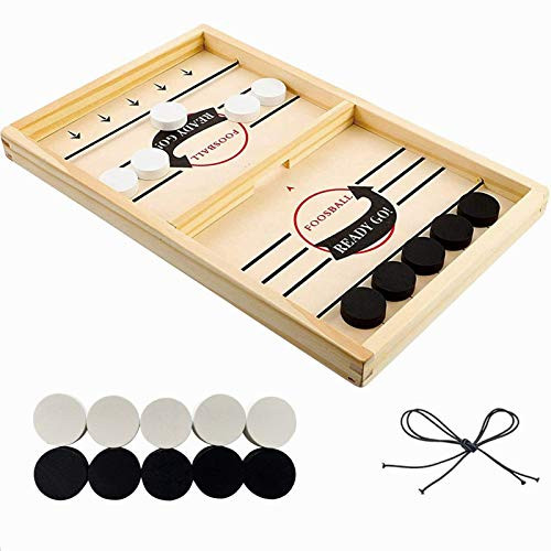 Yakuin Foosball Games Winner Table Hockey Game Catapult Chess Parent-Child Interactive Toy Fast Sling Puck Board Game Toys for Children
