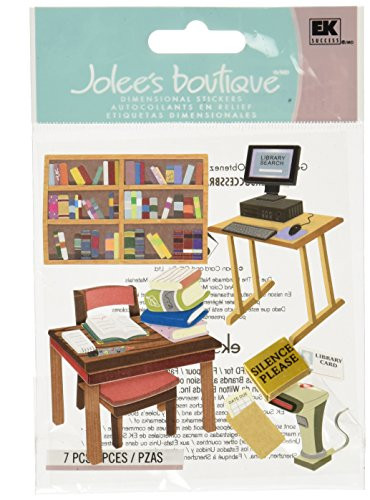 Jolee's Boutique Themed Ornate Stickers, Library