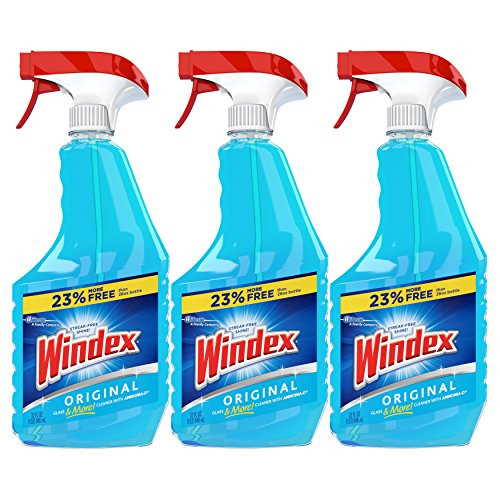 Windex Glass  and  Multi Surface Cleaner, 32 Oz, Pack of 3