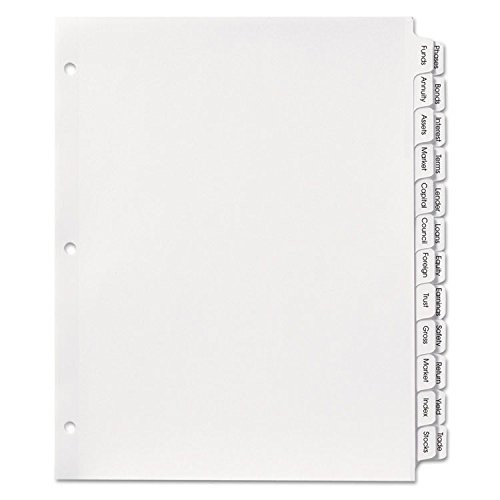 AVE13151 - Index Maker Print amp  Apply Clear Label Double Column Dividers