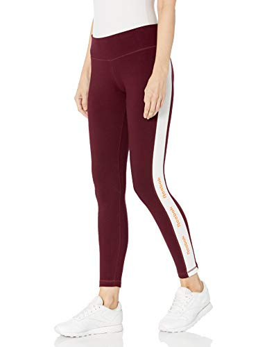 Reebok Training Essentials Linear Logo Leggings, Maroon, L