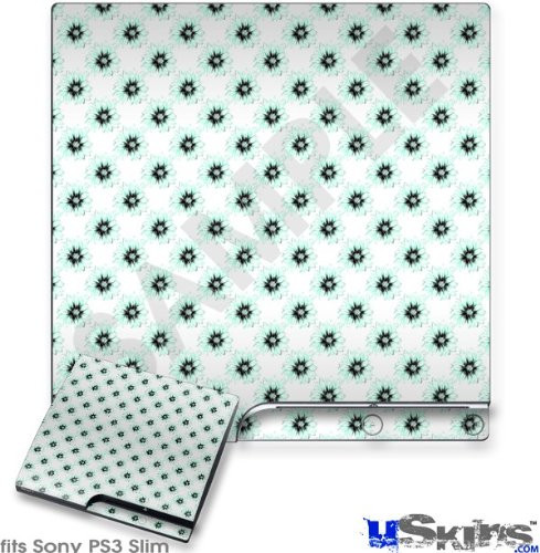 Sony PS3 Slim Skin - Kearas Daisies Diffuse Glow