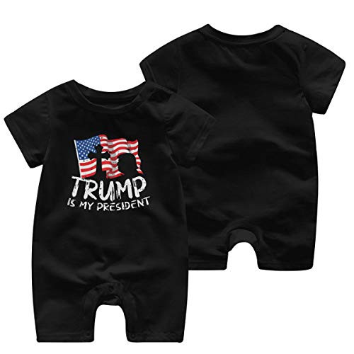 Trump is My President Us Flag Cross Christian 2020 Baby Short Sleeve Jumpsuit Baby Short Shirt Baby Romper Black Trump is My President Us Flag Cross Christian 2020 Baby Short Sleeve Jumpsuit Baby Short Shirt Baby Romper Black