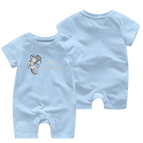 Trump - Not My President Baby Short Sleeve Jumpsuit Baby Short Shirt Baby Romper Sky Blue Trump - Not My President Baby Short Sleeve Jumpsuit Baby Short Shirt Baby Romper Sky Blue