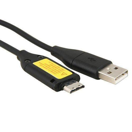 SUC-C3 SUCC3 USB - Cable Charger Cord Lead Wire for Samsung Digimax Cameras - SH100, SL102 (ES55), SL105 (ES60), SL201 (L201), SL202 (PL50), SL203 (PL51), SL310 (L310W), SL420 (PL60), SL50 (ES65), SL502 (PL55), SL600 (ES70), SL605, SL620 (PL65), SL630 (PL80), ST10, ST45, ST50, ST500, ST5000, ST60, ST600, ST,65, ST70, ST80 Digital Camera Cable - 5 Feet Black  Bargains Depot®