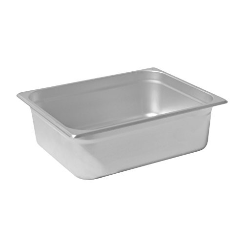 Chef's Supreme - 4" Half Size Stainless Steam Table Pan, Each