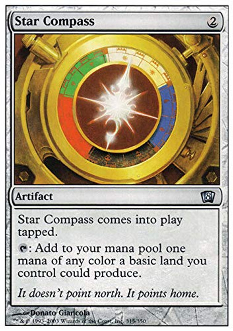 Magic The Gathering - Star Compass - Eighth Edition Magic The Gathering - Star Compass - Eighth Edition