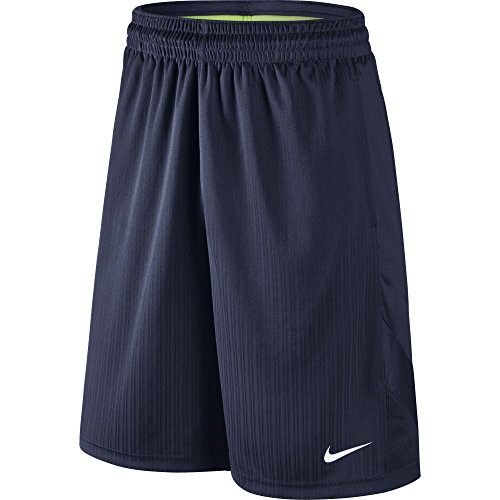 NIKE Men's Layup 2 Shorts, Obsidian/Obsidian/Obsidian/White, Small