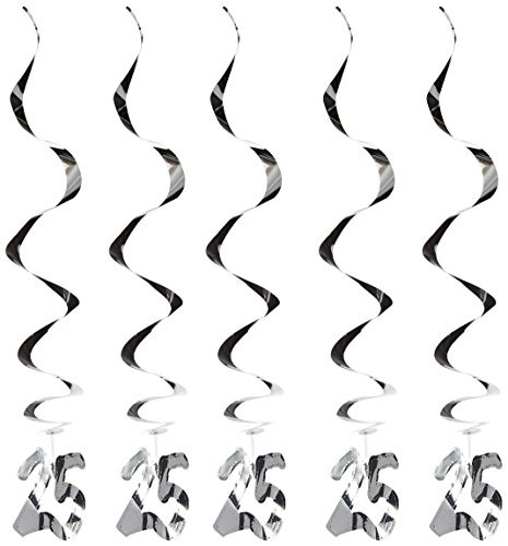 25th Anniversary Whirls   (5/Pkg)