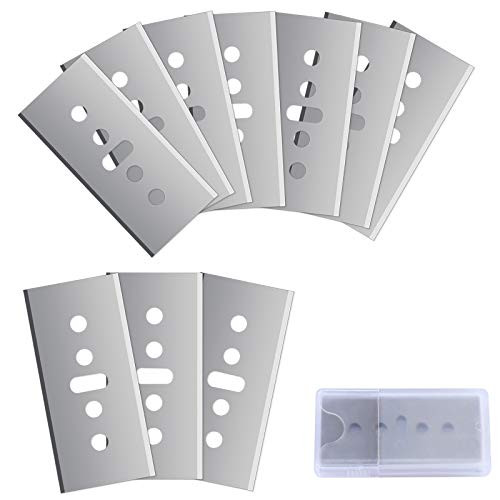 UCEC Utility Knife Blades, 10Pcs Box Cutter Replacement Blades for UCEC Utility Knives with Storage Box