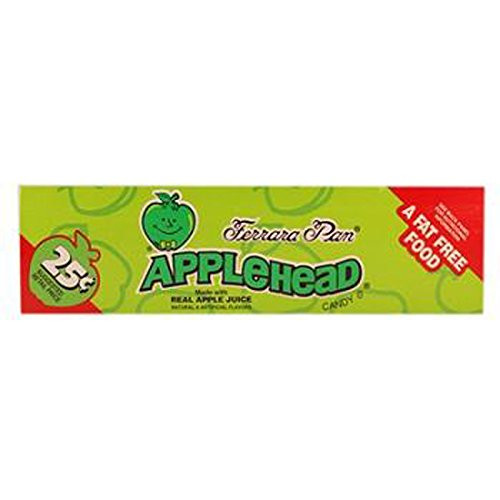 Ferrara Pan 25C Applehead, 24 Count (SUGAR CANDY - PRE-PRICE MISC)