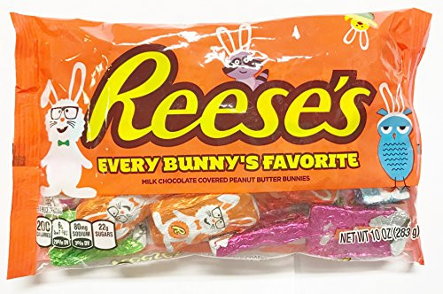 Reese's Milk Chocolate  and  Peanut Butter Bunnies 10 oz. (Pack of 2)