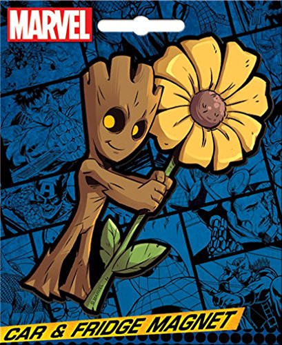 Ata-Boy Marvel Comics Die-Cut Guardians of The Galaxy Groot Magnet for Cars, Refrigerators and Lockers