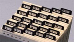 EGP A-Z Index Guides, Metal Tabs, Size 6 1/2 x 9 1/4
