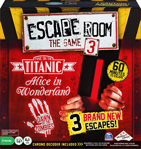 Escape Room Version 3 Board Game, for Adults and Kids Ages 16 and up